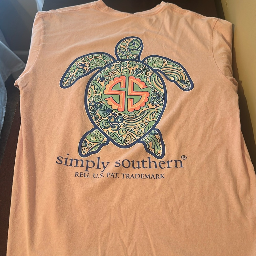 Simply southern turtle shirt. Basically new only worn twice